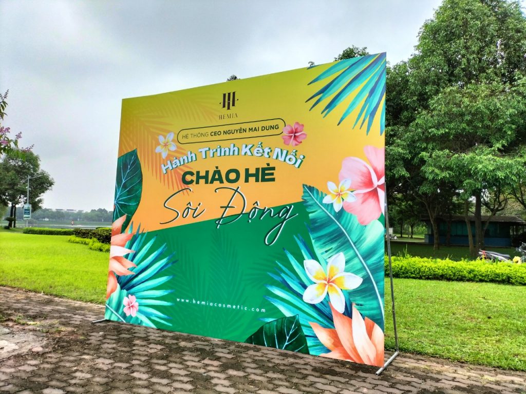 backdrop sự kiện ngoài trời